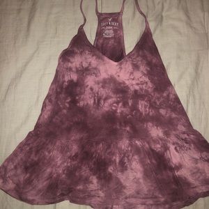 American Eagle peplum tank top